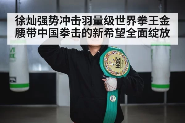 徐灿强势冲击羽量级世界拳王金腰带中国拳击的新希望全面绽放